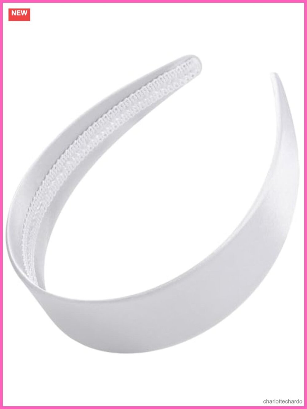 Wide Satin Headband Silk Satin Non-Slip Hair Accessory for Women